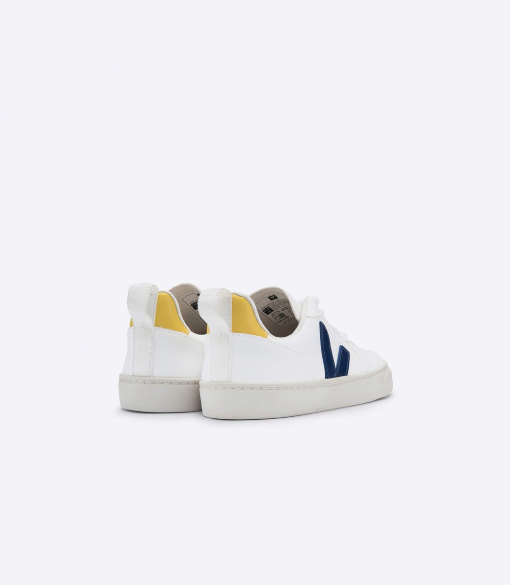 Veja Sneakers Copii - V-10 Cwl - Albi - 0823976-NW